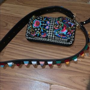 Women’s wild flower shoulder bag